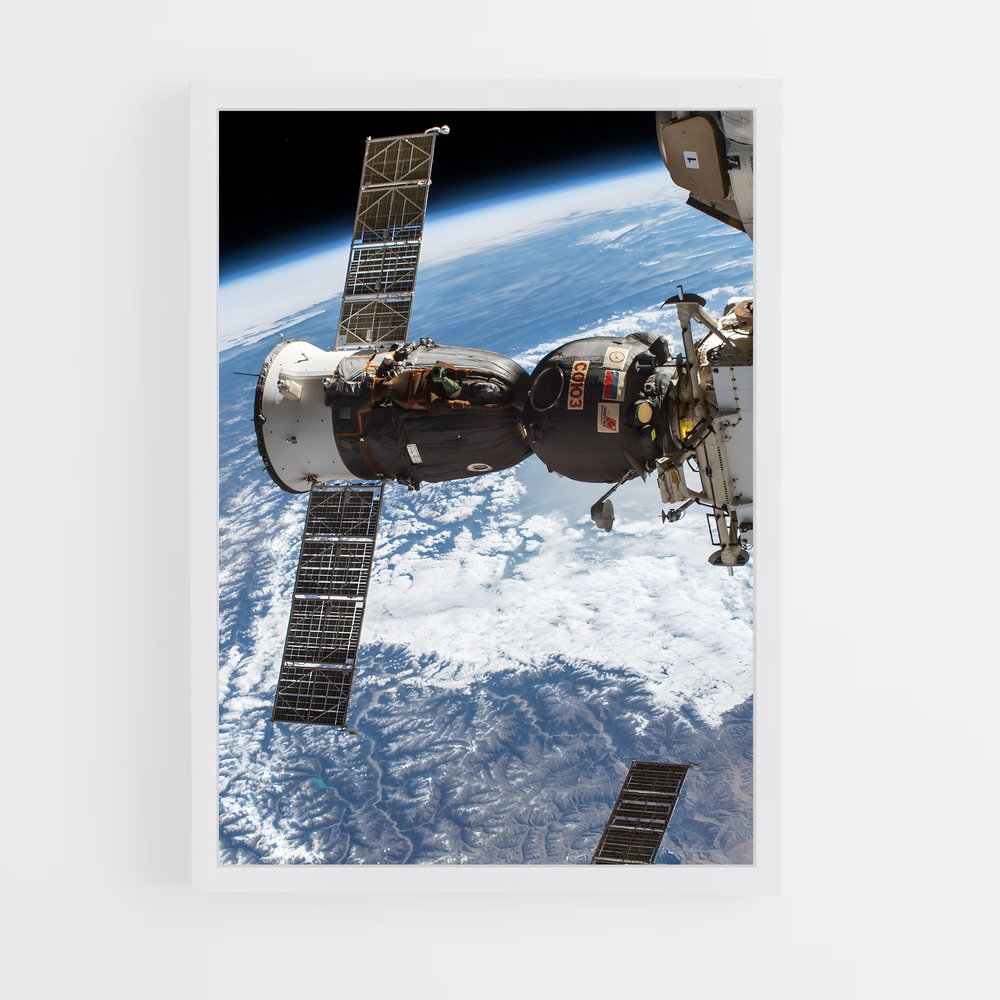 Poster Étonnant Terre depuis l'espace – affiche Système solaire (vue 3)